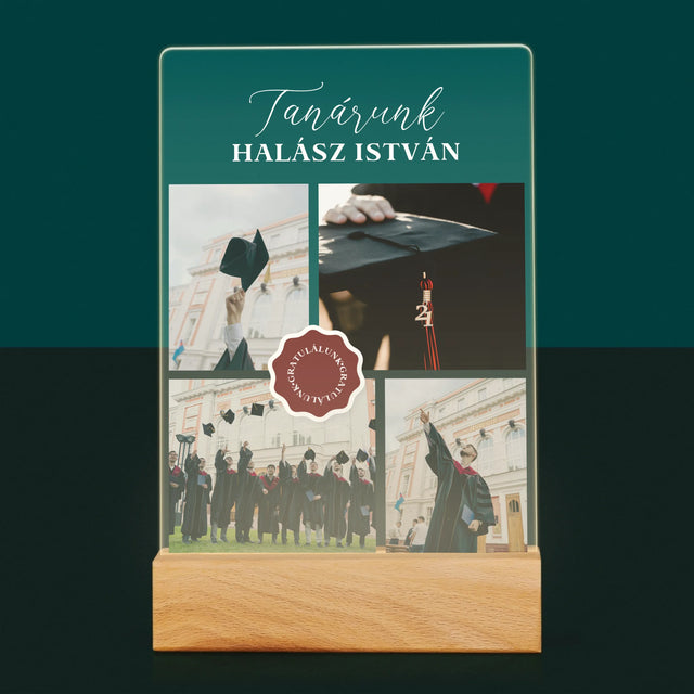 Fotókollázs: Tanárunk - Akrilüvegre Nyomtatott Kép