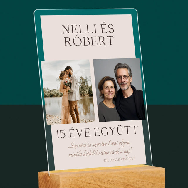 Fotókollázs: Szeretni És Szeretve Lenni - Akrilüvegre Nyomtatott Kép