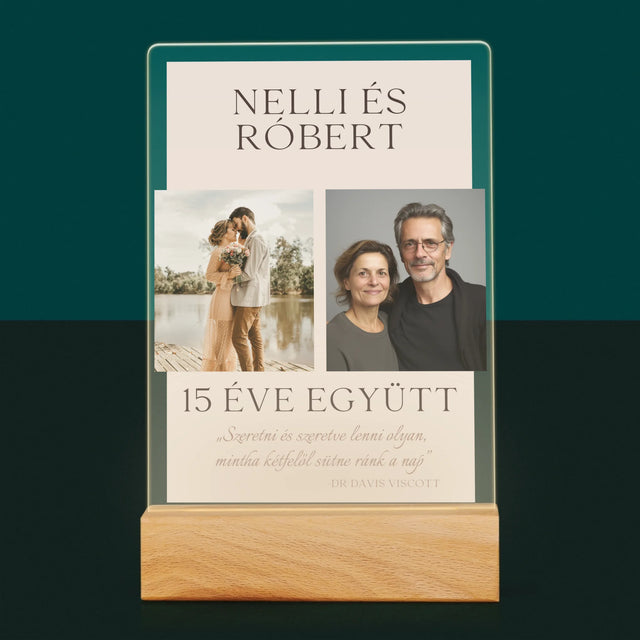 Fotókollázs: Szeretni És Szeretve Lenni - Akrilüvegre Nyomtatott Kép