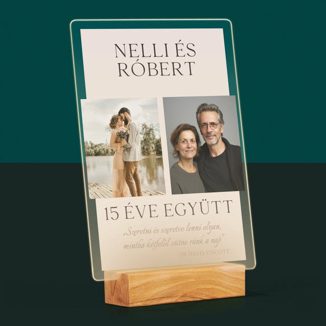 Fotókollázs: Szeretni És Szeretve Lenni - Akrilüvegre Nyomtatott Kép