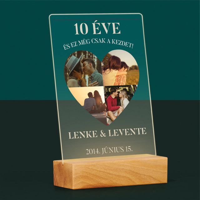 Alakzat Fotókból: Rózsalakodalom - Akrilüvegre Nyomtatott Kép