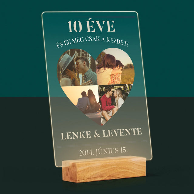 Alakzat Fotókból: Rózsalakodalom - Akrilüvegre Nyomtatott Kép