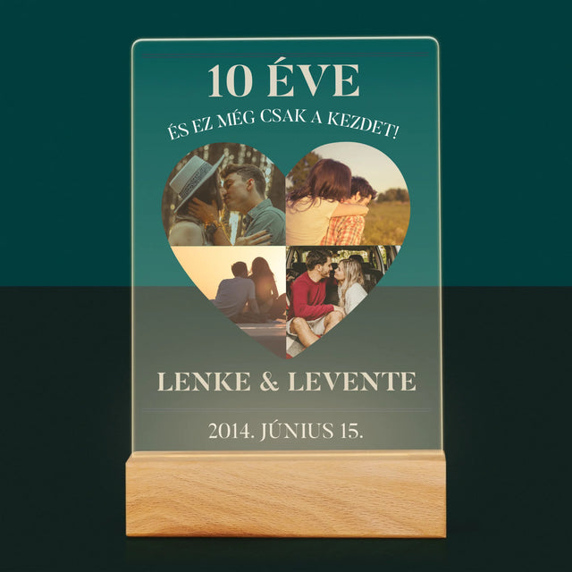 Alakzat Fotókból: Rózsalakodalom - Akrilüvegre Nyomtatott Kép