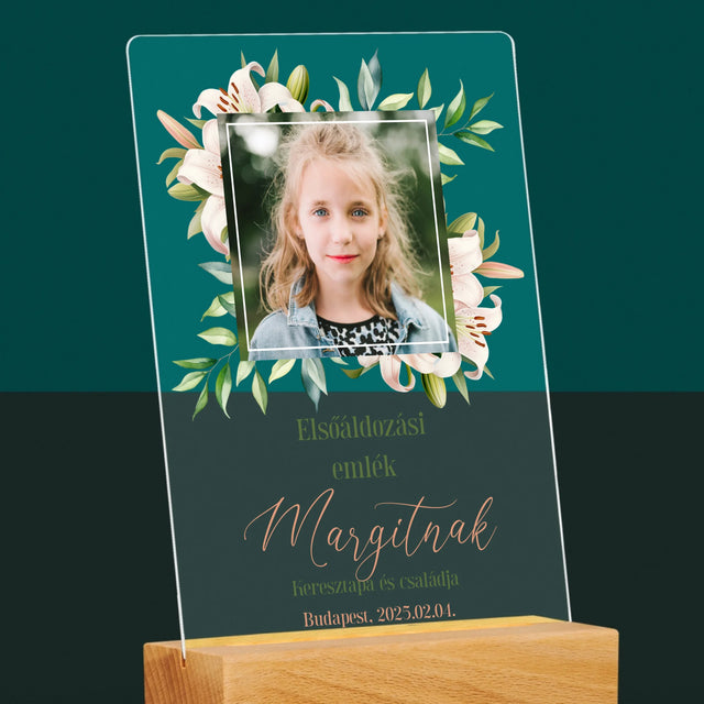 Fotó És Felirat: Elsőáldozás Emlékére - Akrilüvegre Nyomtatott Kép