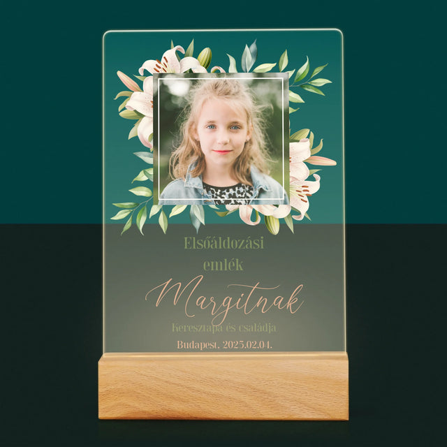 Fotó És Felirat: Elsőáldozás Emlékére - Akrilüvegre Nyomtatott Kép