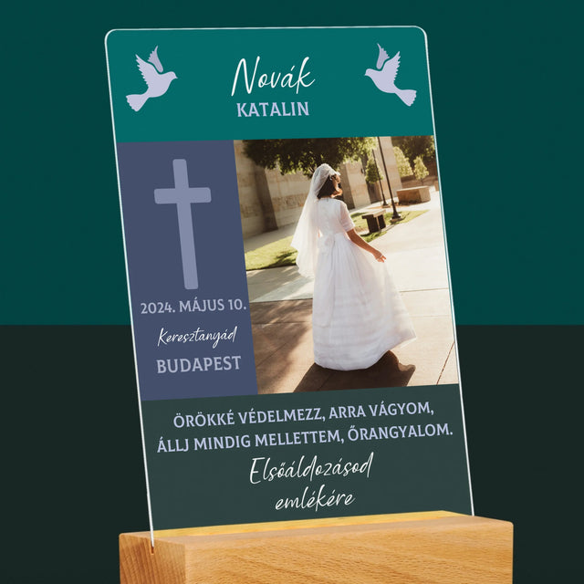 Fotó És Felirat: Őrangyalok, Elsőáldozás - Akrilüvegre Nyomtatott Kép