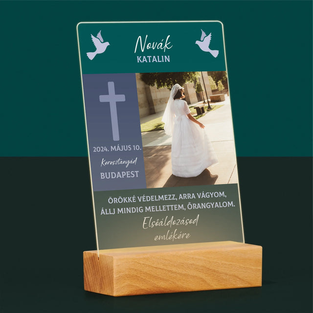 Fotó És Felirat: Őrangyalok, Elsőáldozás - Akrilüvegre Nyomtatott Kép