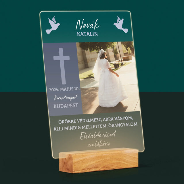 Fotó És Felirat: Őrangyalok, Elsőáldozás - Akrilüvegre Nyomtatott Kép