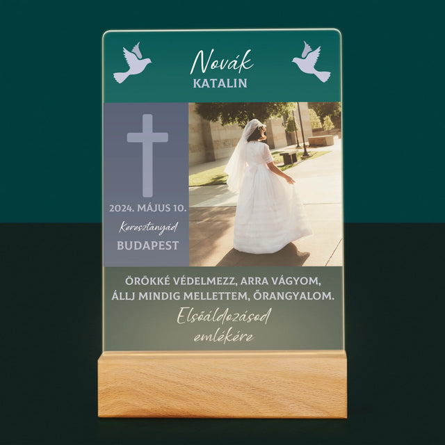 Fotó És Felirat: Őrangyalok, Elsőáldozás - Akrilüvegre Nyomtatott Kép