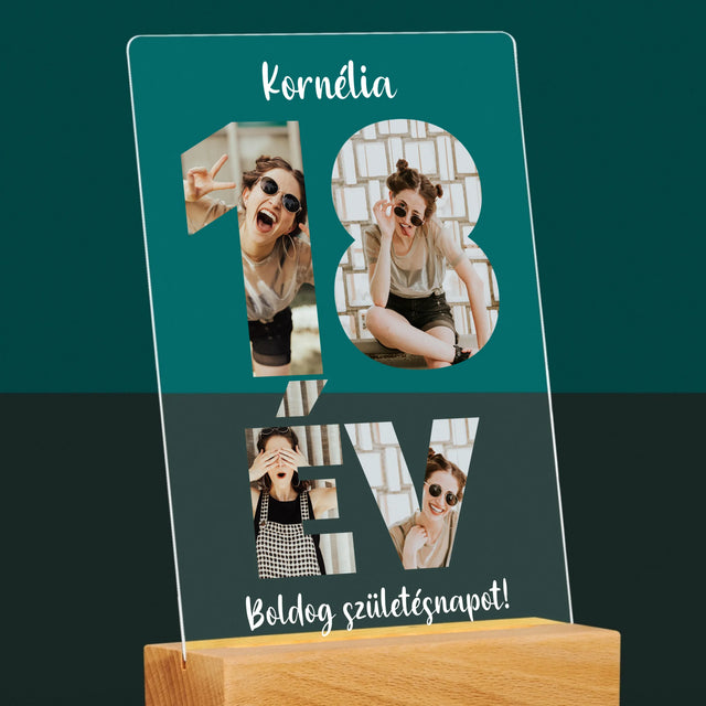 Szó Fotókból: 18 Év A Képeidből - Akrilüvegre Nyomtatott Kép