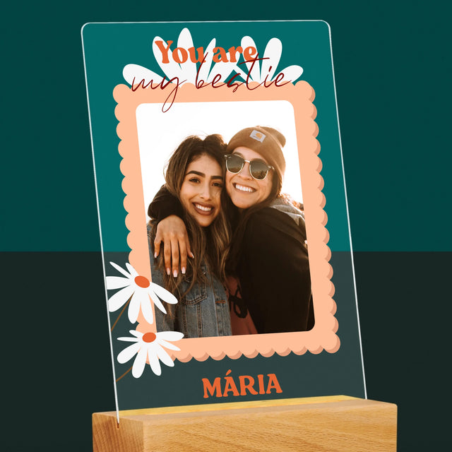 Fotókollázs: Besties Képek - Akrilüvegre Nyomtatott Kép