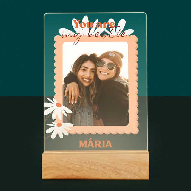 Fotókollázs: Besties Képek - Akrilüvegre Nyomtatott Kép