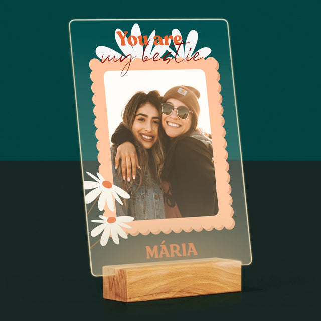 Fotókollázs: Besties Képek - Akrilüvegre Nyomtatott Kép