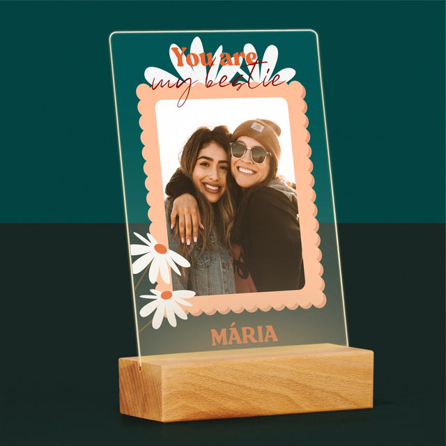 Fotókollázs: Besties Képek - Akrilüvegre Nyomtatott Kép