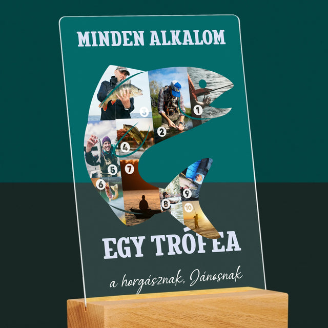 Alakzat Fotókból: Alkalom A Horgásznak - Akrilüvegre Nyomtatott Kép