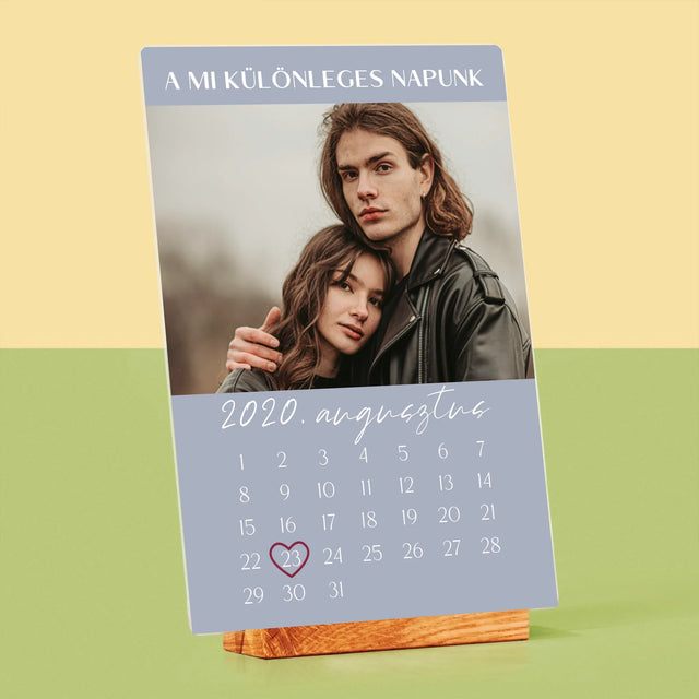 Fotó És Felirat: A Mi Különleges Napunk - Akrilüvegre Nyomtatott Kép