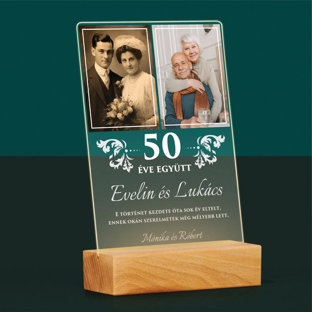 Fotókollázs: Évek Óta Együtt - Akrilüvegre Nyomtatott Kép