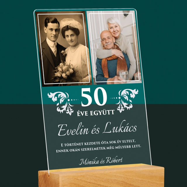 Fotókollázs: Évek Óta Együtt - Akrilüvegre Nyomtatott Kép