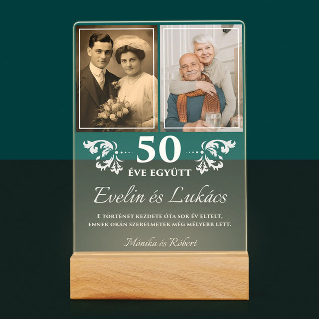 Fotókollázs: Évek Óta Együtt - Akrilüvegre Nyomtatott Kép