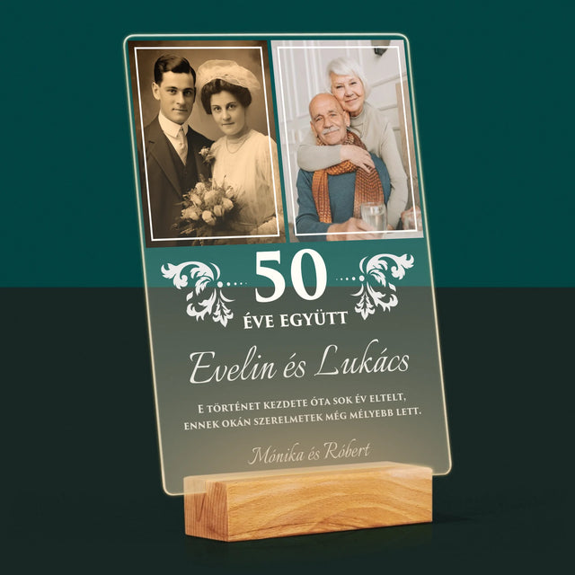 Fotókollázs: Évek Óta Együtt - Akrilüvegre Nyomtatott Kép