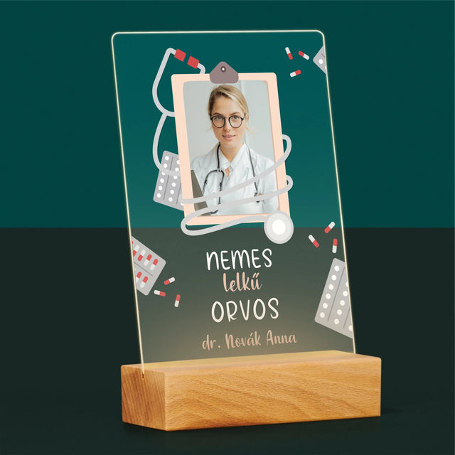 Fotó És Felirat: Nemes Lelkű Orvos - Akrilüvegre Nyomtatott Kép