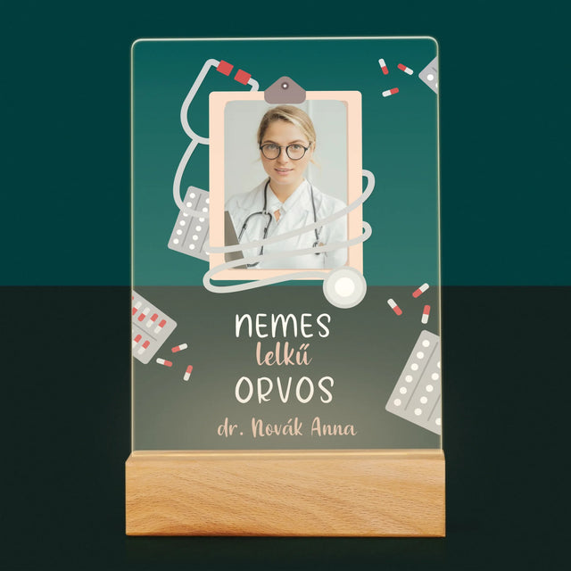 Fotó És Felirat: Nemes Lelkű Orvos - Akrilüvegre Nyomtatott Kép