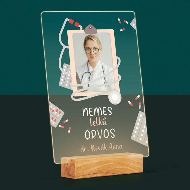 Fotó És Felirat: Nemes Lelkű Orvos - Akrilüvegre Nyomtatott Kép
