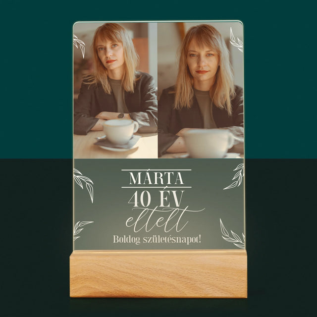 Fotókollázs: Elmúlt 40 Év - Akrilüvegre Nyomtatott Kép