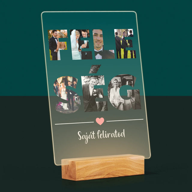 Szó Fotókból: Feleség Fotókból - Akrilüvegre Nyomtatott Kép