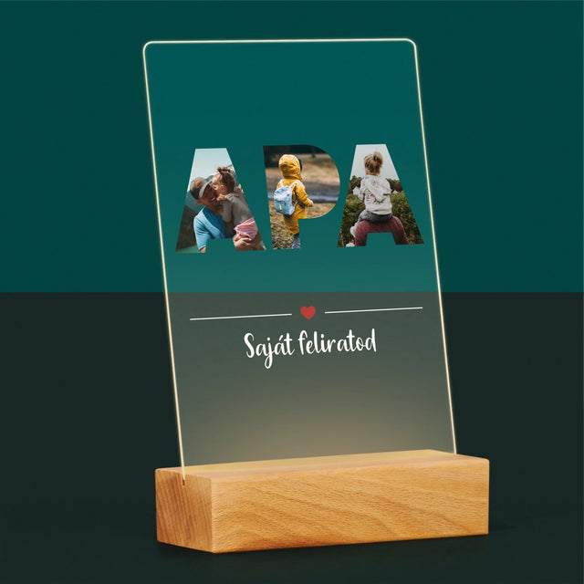 Szó Fotókból: Apa A Fényképeidből - Akrilüvegre Nyomtatott Kép