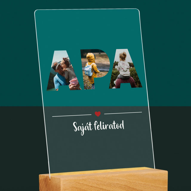 Szó Fotókból: Apa A Fényképeidből - Akrilüvegre Nyomtatott Kép