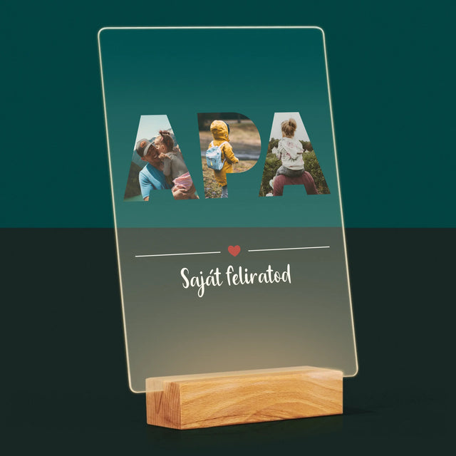 Szó Fotókból: Apa A Fényképeidből - Akrilüvegre Nyomtatott Kép