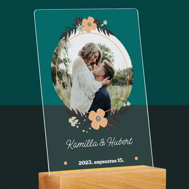 Fotó és felirat: Szerelmesek - Nyomtatás akrilüvegre | HU