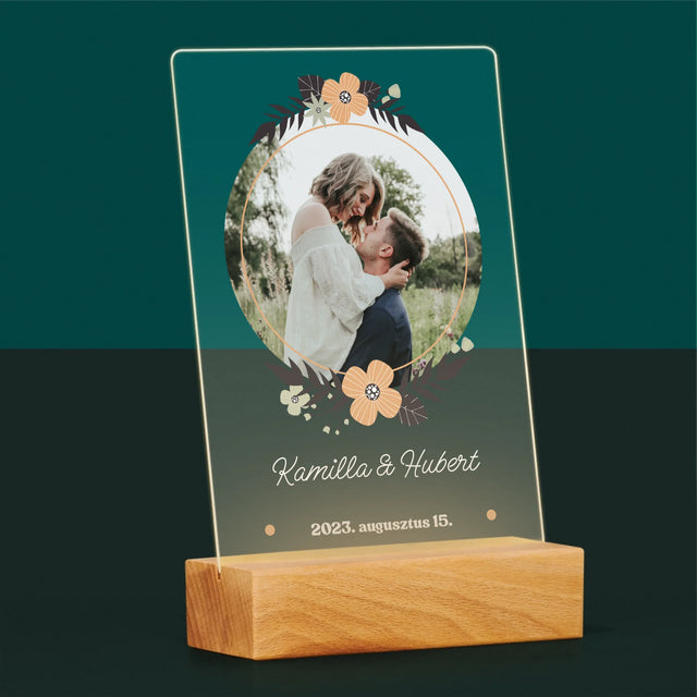 Fotó és felirat: Szerelmesek - Nyomtatás akrilüvegre | HU