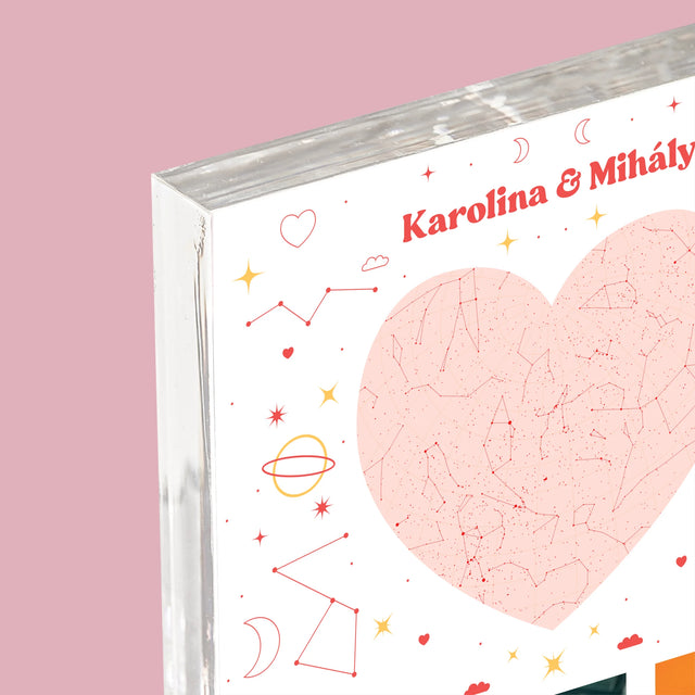 Csillagtérkép: Csillagtérkép: A Mi Pillanatunk - Akrilüveg