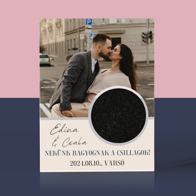 Csillagtérkép: Nekünk Ragyognak A Csillagok - Akrilüveg