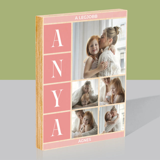 Fotókollázs: A Legjobb Anya Kollázs - Nyomtatás Fára