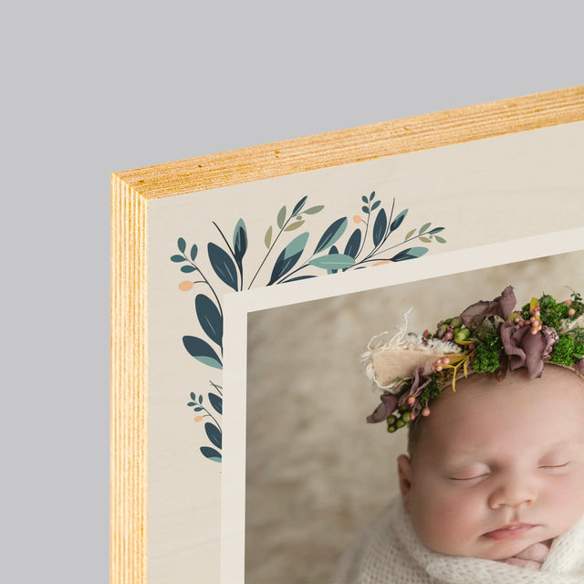 Születési Emléklap: Adatok, Virágok - Nyomtatás Fára