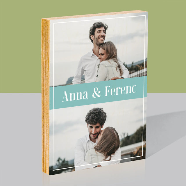 Fotókollázs: Pár, Nevek - Nyomtatás Fára