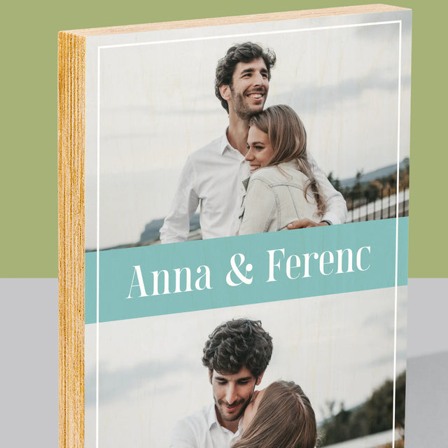 Fotókollázs: Pár, Nevek - Nyomtatás Fára