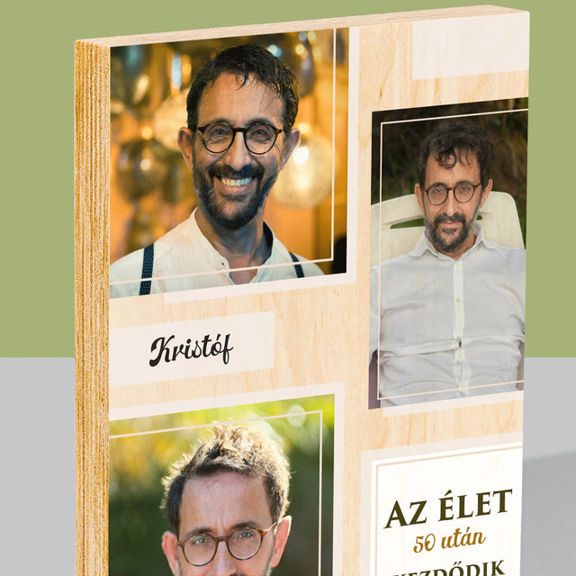 Fotókollázs: Az Élet 50 Után Kezdődik - Nyomtatás Fára