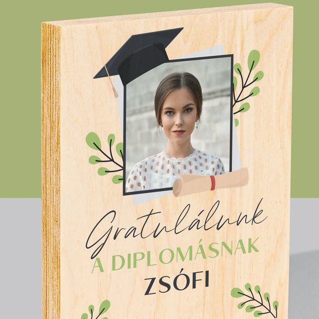Fotó És Felirat: Gratulálunk A Diplomásnak - Nyomtatás Fára