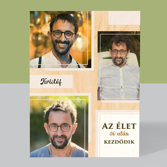 Fotókollázs: Az Élet 50 Után Kezdődik - Nyomtatás Fára