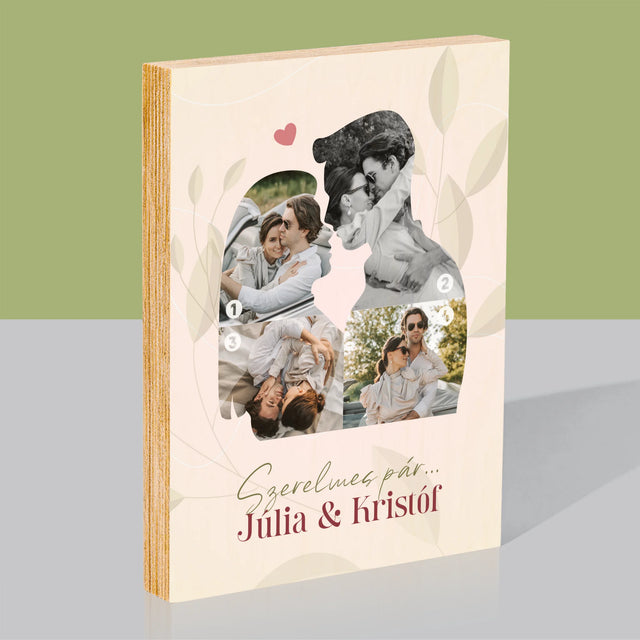 Alakzat Fotókból: Szerelmes Pár - Nyomtatás Fára