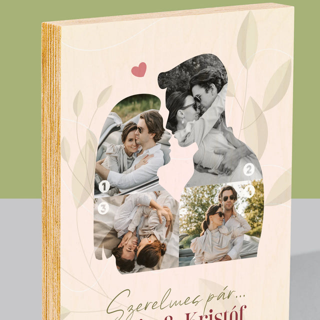 Alakzat Fotókból: Szerelmes Pár - Nyomtatás Fára