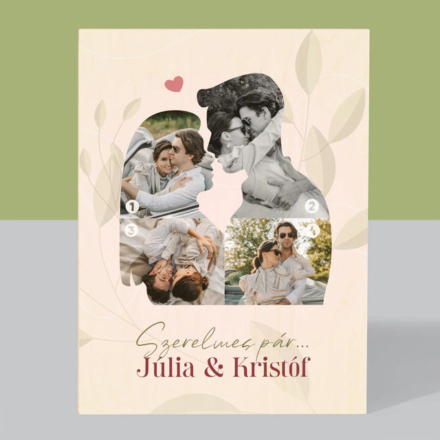 Alakzat Fotókból: Szerelmes Pár - Nyomtatás Fára