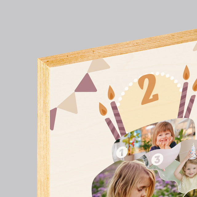 Alakzat Fotókból: Születésnapi Torta - Nyomtatás Fára