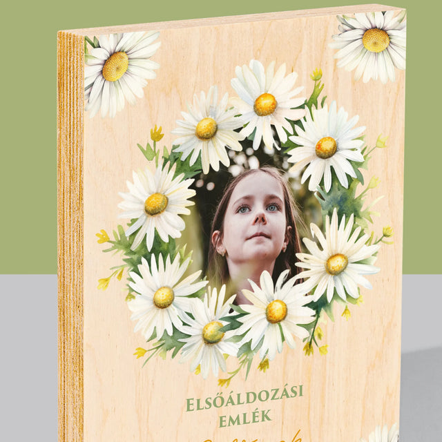 Fotó És Felirat: Elsőáldozási Emlék, Százszorszép - Nyomtatás Fára