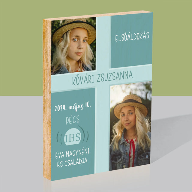 Fotókollázs: Elsőáldozás - Nyomtatás Fára