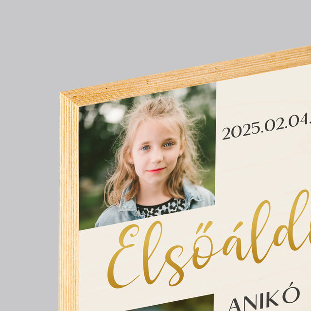 Fotókollázs: Elsőáldozás, Kereszt - Nyomtatás Fára